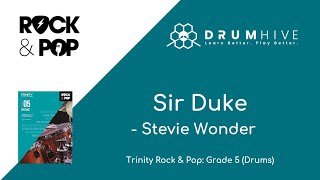 Sir Duke  Trinity Rock amp Pop Grade 5 Drums [upl. by Ilario]