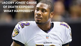 NFL Star Jacoby Jones’ Cause of Death Revealed [upl. by Yelena]