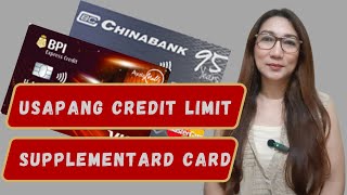 USAPANG CREDIT LIMIT SUPPLEMENTARY CREDIT CARD  CriselleMorales creditcardreview [upl. by Ennahoj]