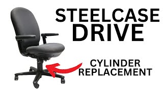 How To Replace The Gas Cylinder On Your Steelcase 461 Drive Chair [upl. by Anahahs]