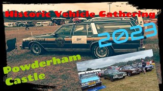 Powderham Castle HVG 2023 Classic car show [upl. by Denie]