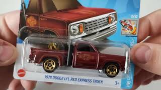 HOT WHEELS 1978 DODGE LIL RED EXPRESS TRUCK 2024 REVIEW ESPAÑOL [upl. by Elyse]