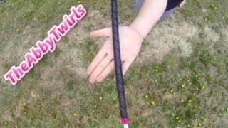 Palm Spin  Novice Baton Twirling  How to Twirl a Baton  Baton Twirling Tutorial [upl. by Nimrac]