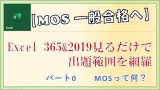 MOS【0】 Excel365＆2019MOS試験紹介（実際の試験画面はこんな感じ） [upl. by Filbert]