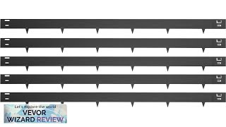 VEVOR Steel Lawn Edging 5PCS Metal Landscape Edging 3quotx39quot Garden Edging Border Review [upl. by Griselda]