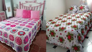 Colcha de cama em crochê crochet quilt [upl. by Ardrey326]