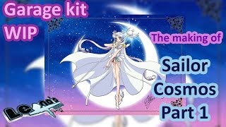 Resin kit WIP Sailor Moon  Sailor Cosmos Part 1 Subtitulos Esp [upl. by Dasya]