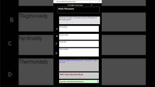 Nastic Movements Nyctinasty Thigmonasty 52  Guide for NEET Preparation  GcsGoldenDreamExam [upl. by Ahseiym]