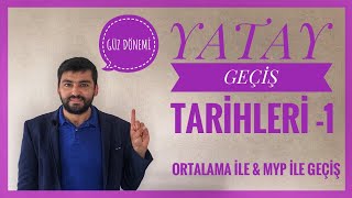 YATAY GEÇİŞ TARİHLERİ 1 GÜZ DÖNEMİ YATAY GEÇİŞ TARİHLERİ ORTALAMA İLE amp MYP İLE YATAY GEÇİŞ [upl. by Tterrab]