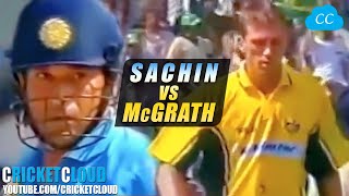 Sachin Tendulkar vs Glenn Mcgrathcricket cricketlover sports [upl. by Doak]