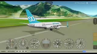 GeoFS 737700 No Flaps BUTTER Landing [upl. by Enidlareg]