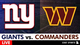 Giants vs Commanders LIVE Streaming Scoreboard Free PlayByPlay Highlights amp Stats  NFL Week 7 [upl. by Siouxie]