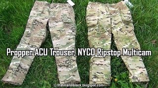 Propper ACU Trouser NYCO Ripstop Multicam Pants [upl. by Edik634]