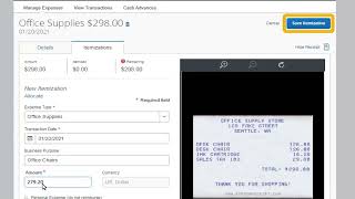 Concur Invoice Demonstration [upl. by Ahasuerus]