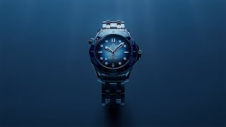 Seamaster in Summer Blue Diver 300M 300 metres  OMEGA [upl. by Amolap]