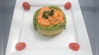 Recette avocat aux crevettes🦐 [upl. by Mame]