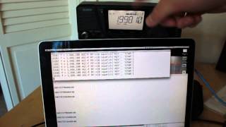 Alinco DXSR8 computer control interface [upl. by Sert]