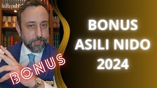 BONUS ASILO NIDO 2024 [upl. by Naitsirc]