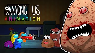 어몽어스 VS POU  Among Us vs Bous Revenge  Among Us Animation [upl. by Erdnael]