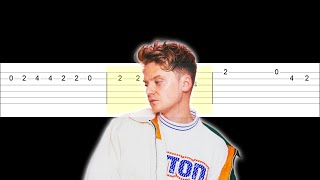 Conor Maynard  Masterpiece Easy Guitar Tabs Tutorial [upl. by Millisent416]