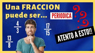 como saber si una FRACCION es PERIODICA PURA o MIXTA ✔❌⁉️  número decimal periódico puro o mixto [upl. by Dnalel285]