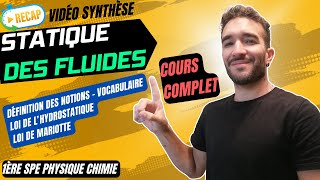 1ère SPÉ PHYSIQUE STATIQUE DES FLUIDES  VIDEO SYNTHÈSE  COURS COMPLET 🎓 [upl. by Renzo525]