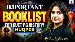 CUET PG 2025 Best Books for MA History  Booklist amp Syllabus  By Aashi Maam [upl. by Anisamoht]