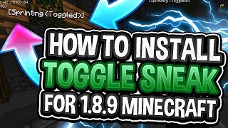 How to Get Toggle SneakSprint for Minecraft 189 [upl. by Cornell]