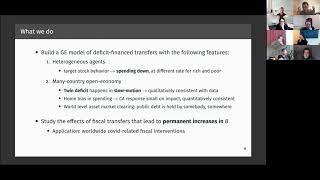 Adrien Auclert Stanford Excess Savings amp Twin Deficits Fiscal Stimulus in Open Economies [upl. by Aracaj103]