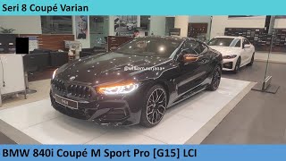 BMW 840 Coupé M Sport Pro G16 LCI review  Indonesia [upl. by Ysnil223]