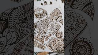 Makhan kha gayo makhan chor 10 henna full hand design trending shorts [upl. by Crawford68]