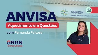 Concurso Anvisa Aquecimento em Questões [upl. by Ynehpets]