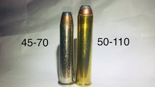 4570 vs 50110 Winchester leveractions rifle carbine [upl. by Quita]