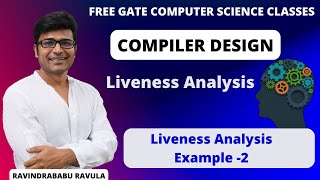 CD  Liveness Analysis  Example 2  Ravindrababu Ravula  Free GATE CS Classes [upl. by Eliezer]