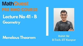 Cevas and Menelaus Theorem  Lecture No 41  Pre RMO Series 2020 [upl. by Ute]