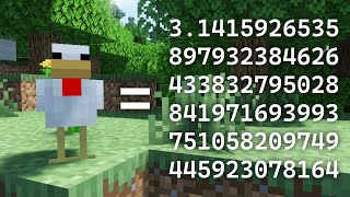 I calculated Pi using only Minecraft chickens [upl. by Onihc]