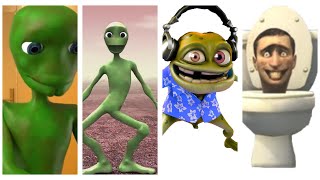 Alien Dance VS skibidi VS Crazy Frog VS Alien  Coffin Dance Songgames codis [upl. by Silden179]