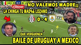 DESTROZADOS¡¡ MEXICANOS REACCIONAN A MEXICO VS URUGUAY [upl. by Lanna]