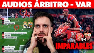 💥¡¡SE FILTRAN LOS AUDIOS del ÁRBITRO  VAR en el MADRID 32 ALMERÍA · GIRONA MANITA al SEVILLA 51 [upl. by Annie347]