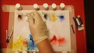 Brusho Paints Tutorial For Beginners with Artist Janette Oakman  How To Use Brusho Paints Part 1 [upl. by Eltsyrc]