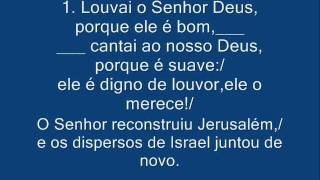 SALMO146 147  LOUVAI A DEUS PORUQE ELE É BOM 5º Domingo Tempo Comum  Ano B [upl. by Atwekk]