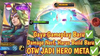 VALE REVAMP SKILL BAGUS BANGET JADI HERO EARLY NIH BUILD VALE PATCH TERBARU amp GAMEPLAY BARU MLBB [upl. by Aniale]