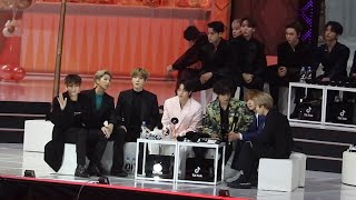 4k 200105 GDA BTS 방탄소년단 입장  feel special 리액션 단체 fancam 직캠 [upl. by Hubing]