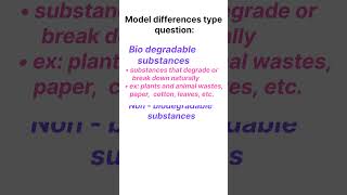 difference between bio degradable and non biodegradable substances education shorts science [upl. by Roux]