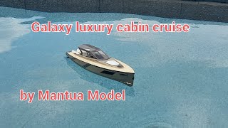 Mantua Model video13 Galaxy rc cabin cruise modelling boat boats [upl. by Janaye]