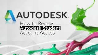 How to Renew Autodesk Student Account Quickly amp Easily [upl. by Ciaphus403]