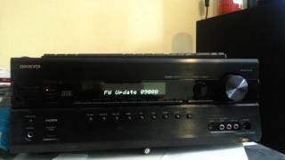 Firmware Update  Onkyo TXSR608 via PC amp SPDIF [upl. by Hebrew]