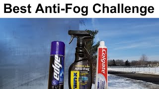 The Best AntiFog Product  A Head  On Challenge [upl. by Downey]