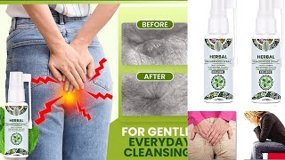 Natural Herbal Hemorrhoids Spray 2021  Hemorrhoids Treatment At Home [upl. by Asyral]