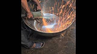 Iron pan making processIronpanmakingmanufacturingprocessesShortsyoutubeshorts [upl. by Qirat]